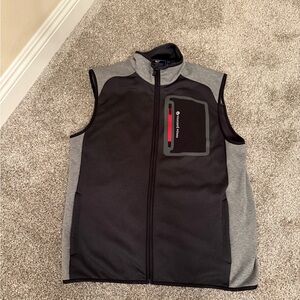 Vineyard Vines Men's Performance Black and Gray Vest
